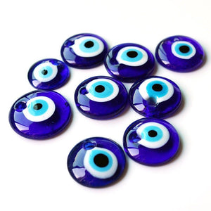 Glass Evil Eye Nazar Phone Necklace Charm - Perimade & Co.
