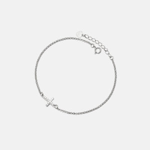 Gold Cross Charm Stacking Bracelet - Perimade & Co.