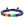 Load image into Gallery viewer, Rainbow Raw Stone Beaded Bracelet
