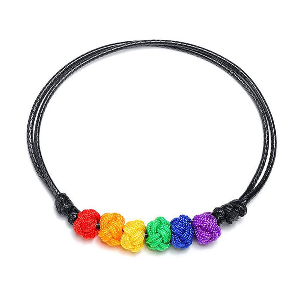 Rainbow LGBTQ Pride Couple Bracelet