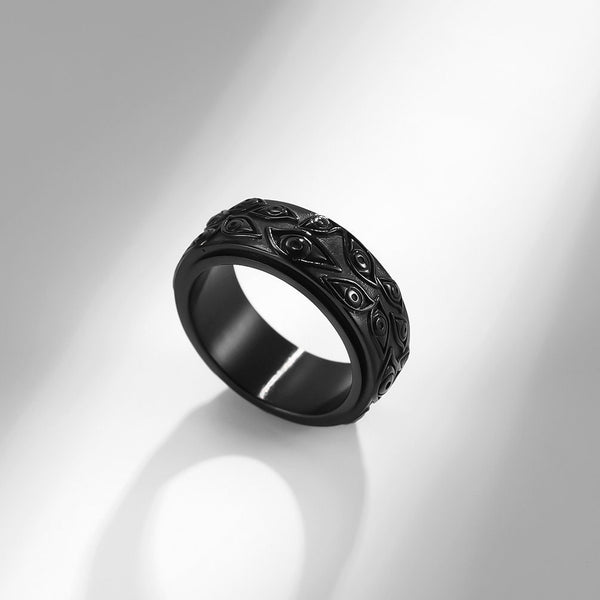 Custom Evil Eye Couple Ring