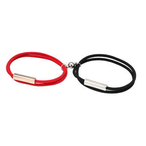 Custom Magnetic Couple Matching Rope Bracelet