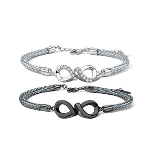 Infinity Mobius Couple Matching Rope Bracelet