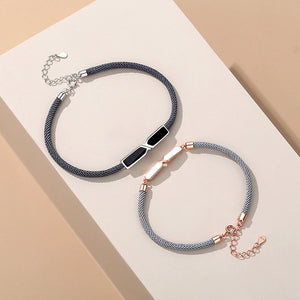 Mobius Strip Couple Matching Rope Bracelet
