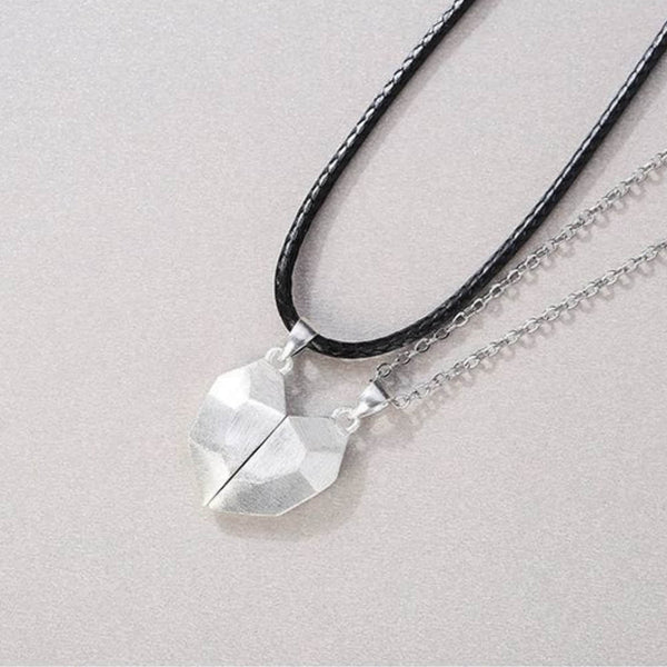 Magnetic Heart Couple Matching Necklace