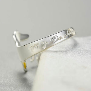 Dachshund Puppy Dog Stacking Wrap Ring