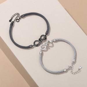 Infinity Mobius Couple Matching Rope Bracelet