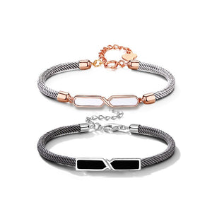 Mobius Strip Couple Matching Rope Bracelet