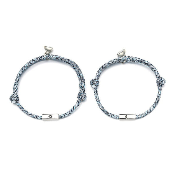 Sun Moon Magnetic Couple Bracelet