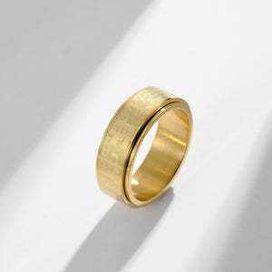 Cross Anxiety Fidget Spinner Band Ring