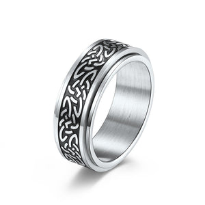 Celtic Knot Anxiety Fidget Spinner Ring