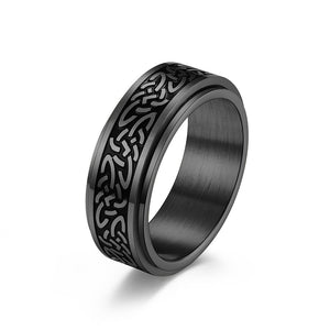 Celtic Knot Anxiety Fidget Spinner Ring