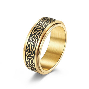 Celtic Knot Anxiety Fidget Spinner Ring