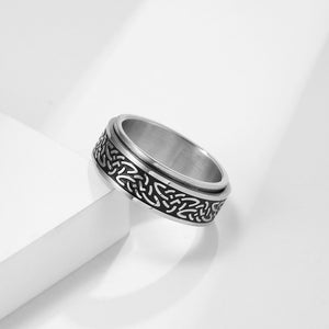 Celtic Knot Anxiety Fidget Spinner Ring
