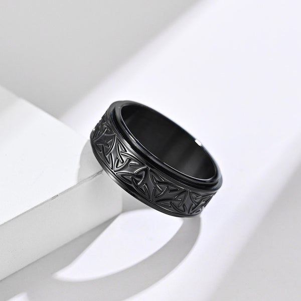Celtic Trinity Knot Couple Matching Ring