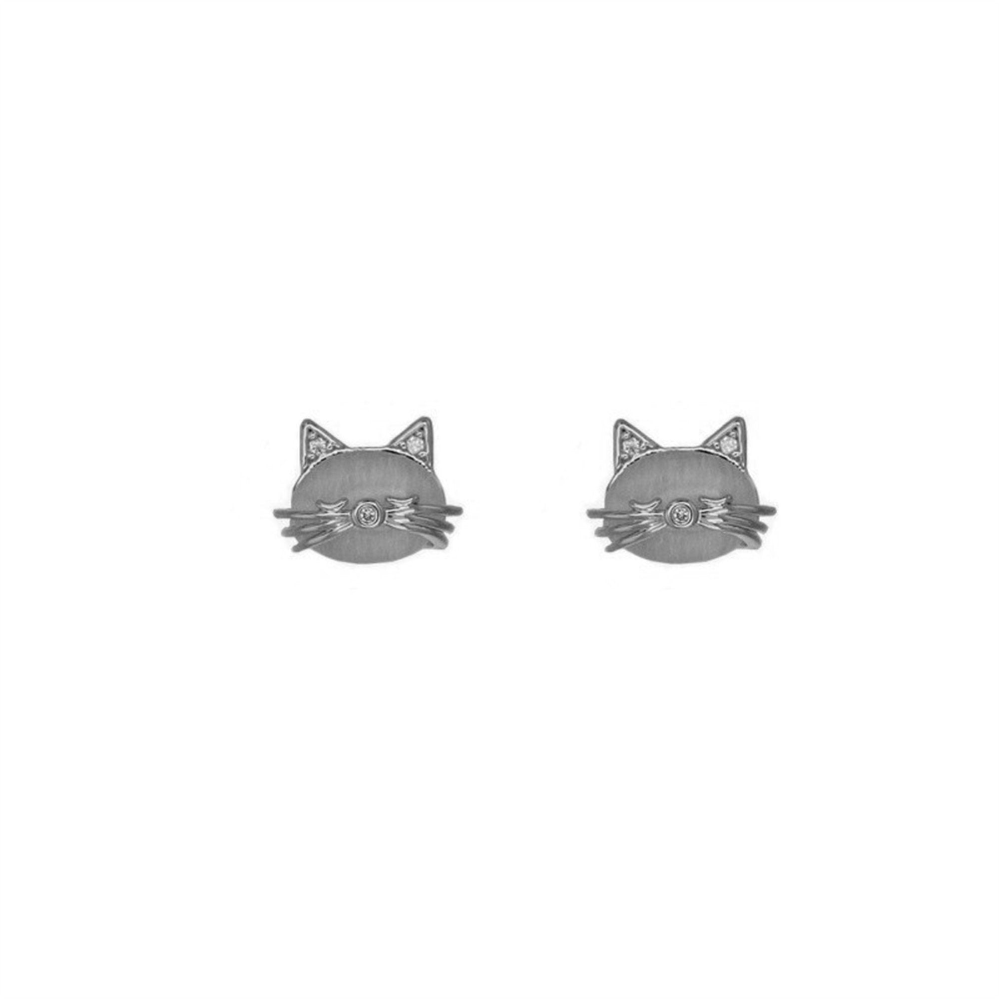 Orecchini a bottone con opale gatto per donna Orecchini a bottone con opale gatto per donna