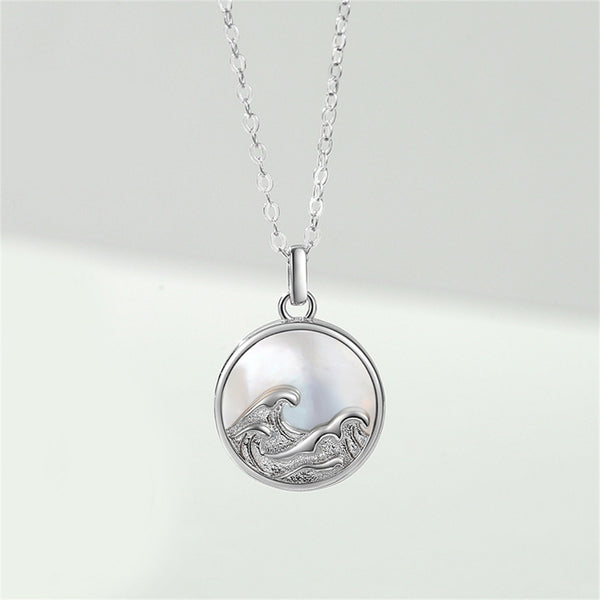 Mountain Ocean Matching Necklace
