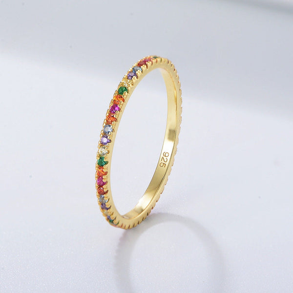 Rainbow LGBTQ Pride Stackable Ring