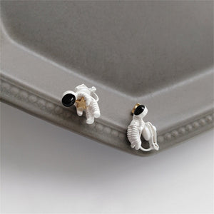 Spaceman Star Mismatch Stud Earrings