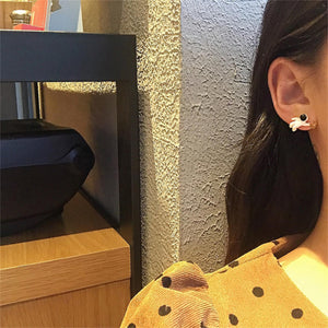 Spaceman Star Mismatch Stud Earrings