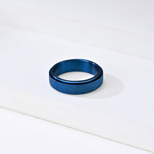 Rainbow Chrome Fidget Spinner Band Ring