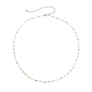 Dainty Boho Color Bead Waist Belly Chain