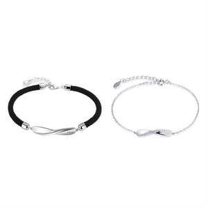 Mobius Strip Couple Matching Rope Bracelet