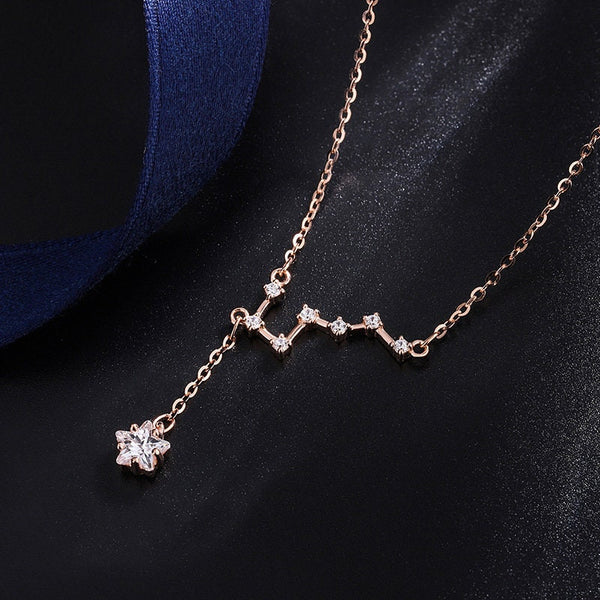 Big Dipper North Star Charm Necklace