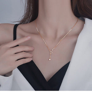 Big Dipper North Star Charm Y Necklace