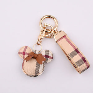 Mickey Mouse Schlüsselanhänger-Armband aus Leder