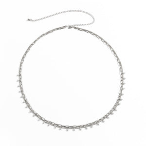 Pearl Charm Boho Double Waist Belly Chain