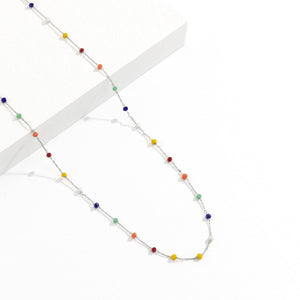 Dainty Boho Color Bead Waist Belly Chain