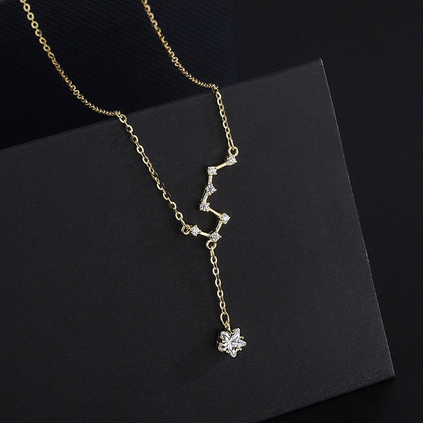 Big Dipper North Star Charm Necklace