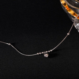 Dainty Bell Bead Charm Ankle Bracelet Anklet