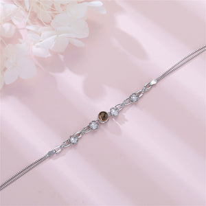 Flower Custom Photo Projection Bracelet