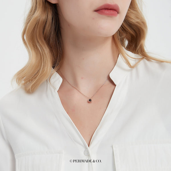 Projection best sale photo necklace