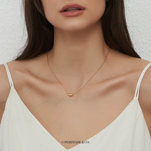 Cute Acacia Bean Pendant Necklace