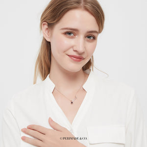 Tulpen-Halskette mit individueller Fotoprojektion