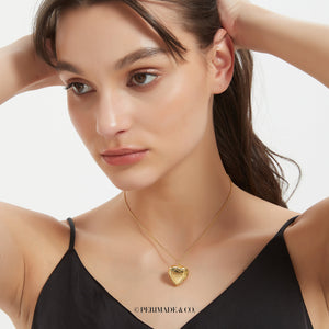 Custom Heart Photo Locket Necklace