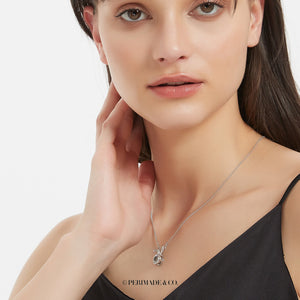 Bunny Custom Photo Projection Necklace