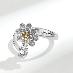 Lotus Flower Anxiety Fidget Spinner Ring - Perimade & Co.