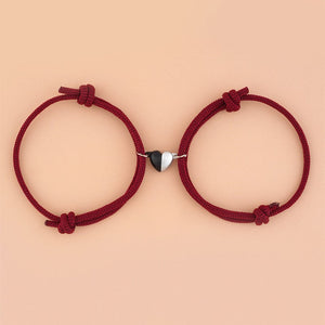 Magnetic Heart Couple Matching Bracelet - Perimade & Co.