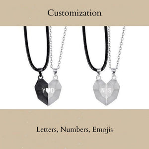 Magnetic Heart Couple Matching Necklace - Perimade & Co.