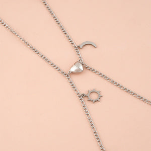 Magnetic Heart Sun Moon Couple Bracelet - Perimade & Co.
