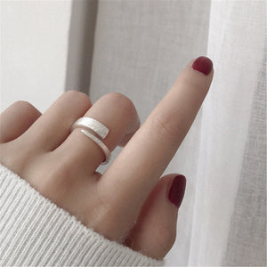 Modern Simple Brushed Texture Wrap Ring - Perimade & Co.