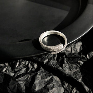 Modern Simple Brushed Texture Wrap Ring - Perimade & Co.
