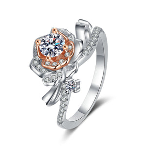Moissanite Rose Little Prince Statement Ring - Perimade & Co.