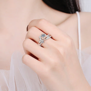 Moissanite Rose Little Prince Statement Ring - Perimade & Co.