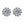Moissanite Snowflake Wedding Stud Earrings - Perimade & Co.