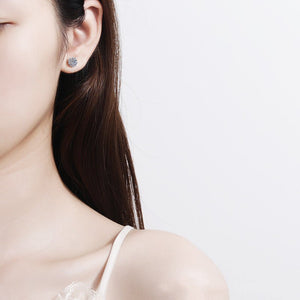 Moissanite Snowflake Wedding Stud Earrings - Perimade & Co.